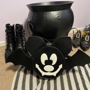 Backstitch Bruja Mini Bat Bag